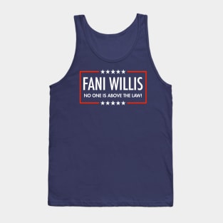 Fani Willis - No One is Above the Law (blue) Tank Top